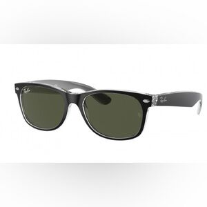 Used Ray-Ban RB2132 NEW WAYFARER Black ON Transparent